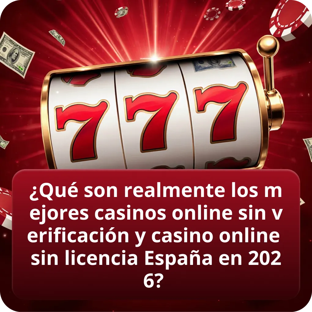 ¿Qué son realmente los mejores casinos online sin verificación y casino online sin licencia España en 2026?