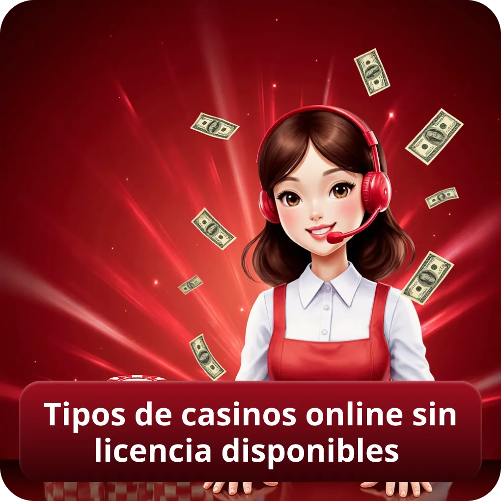 Tipos de casinos online sin licencia disponibles